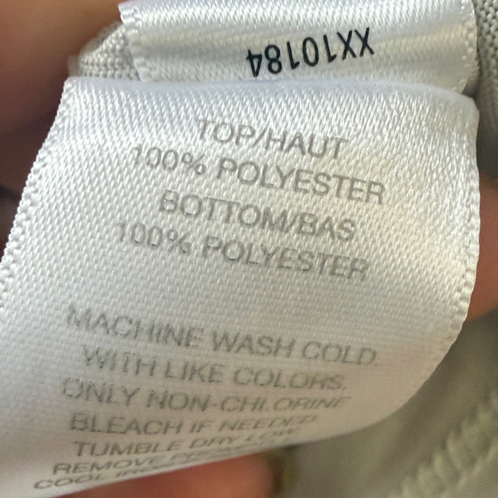 Zella Classic Gray White Short Sleeve Tee - Picture 4 of 7